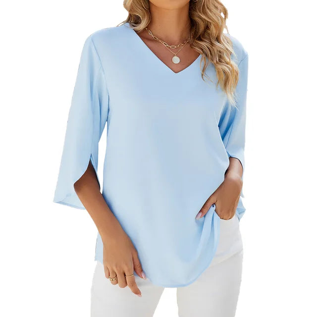 Emilia | V-neck blouse