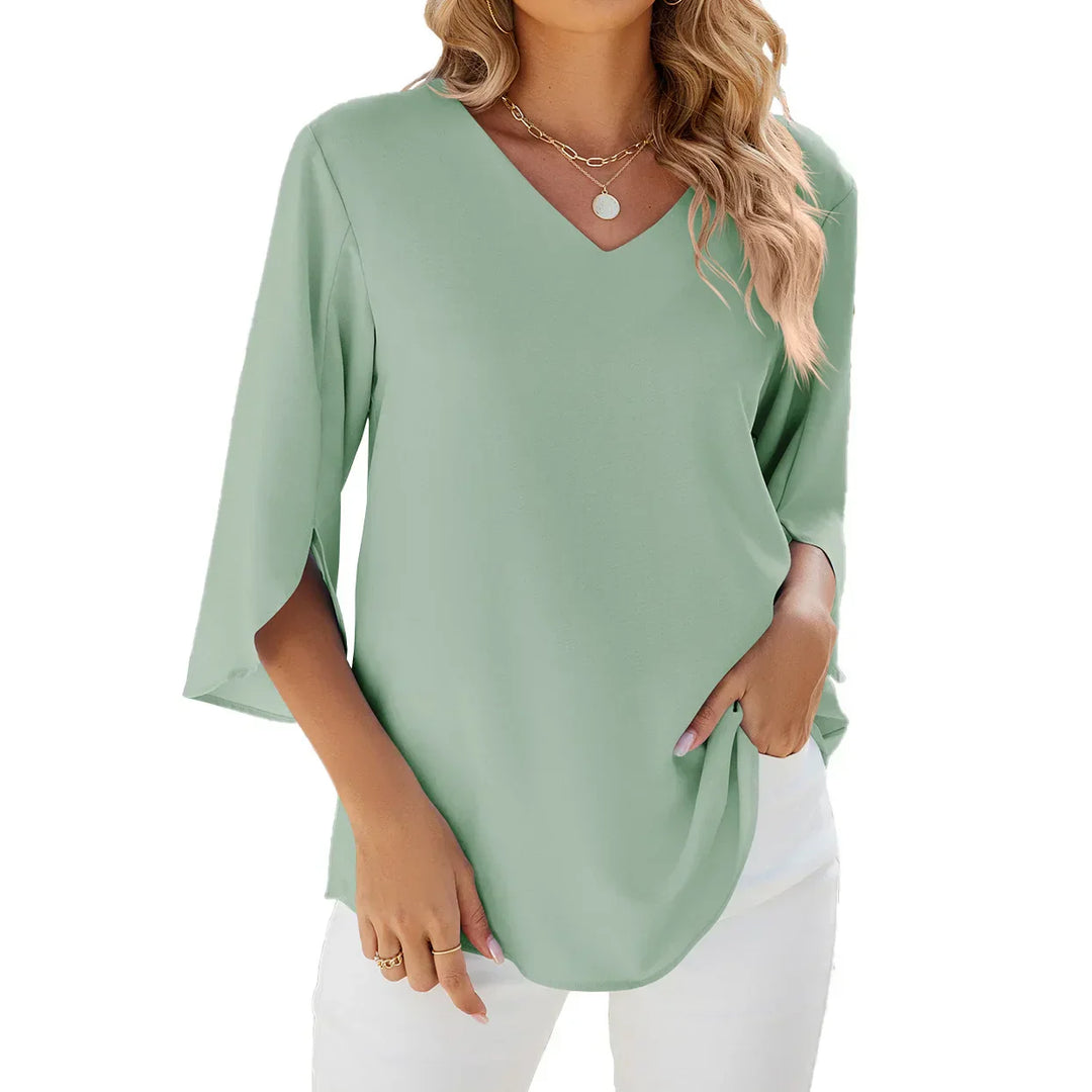 Emilia | V-neck blouse